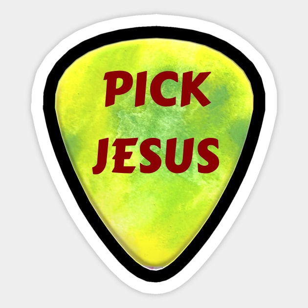 Pick Jesus | Worship Leader Sticker by All Things Gospel